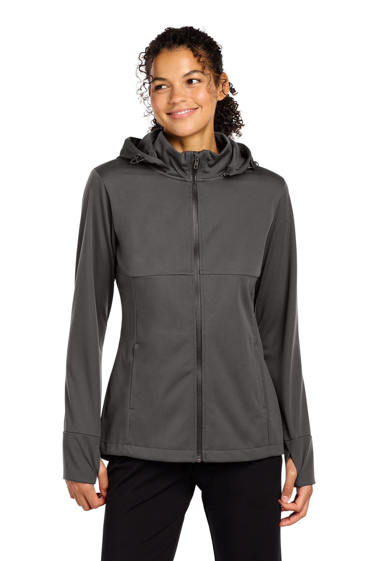 Sport-Tek Women's Hooded Soft Shell Jacket LST980 14