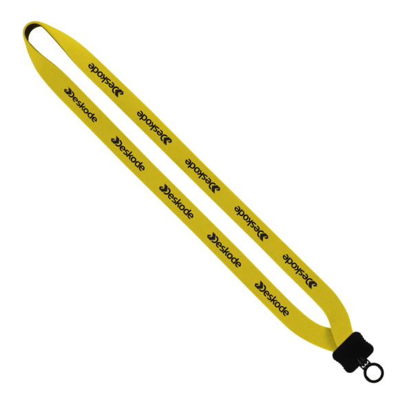 3/4" Neoprene Lanyard with Plastic Clamshell & O-Ring