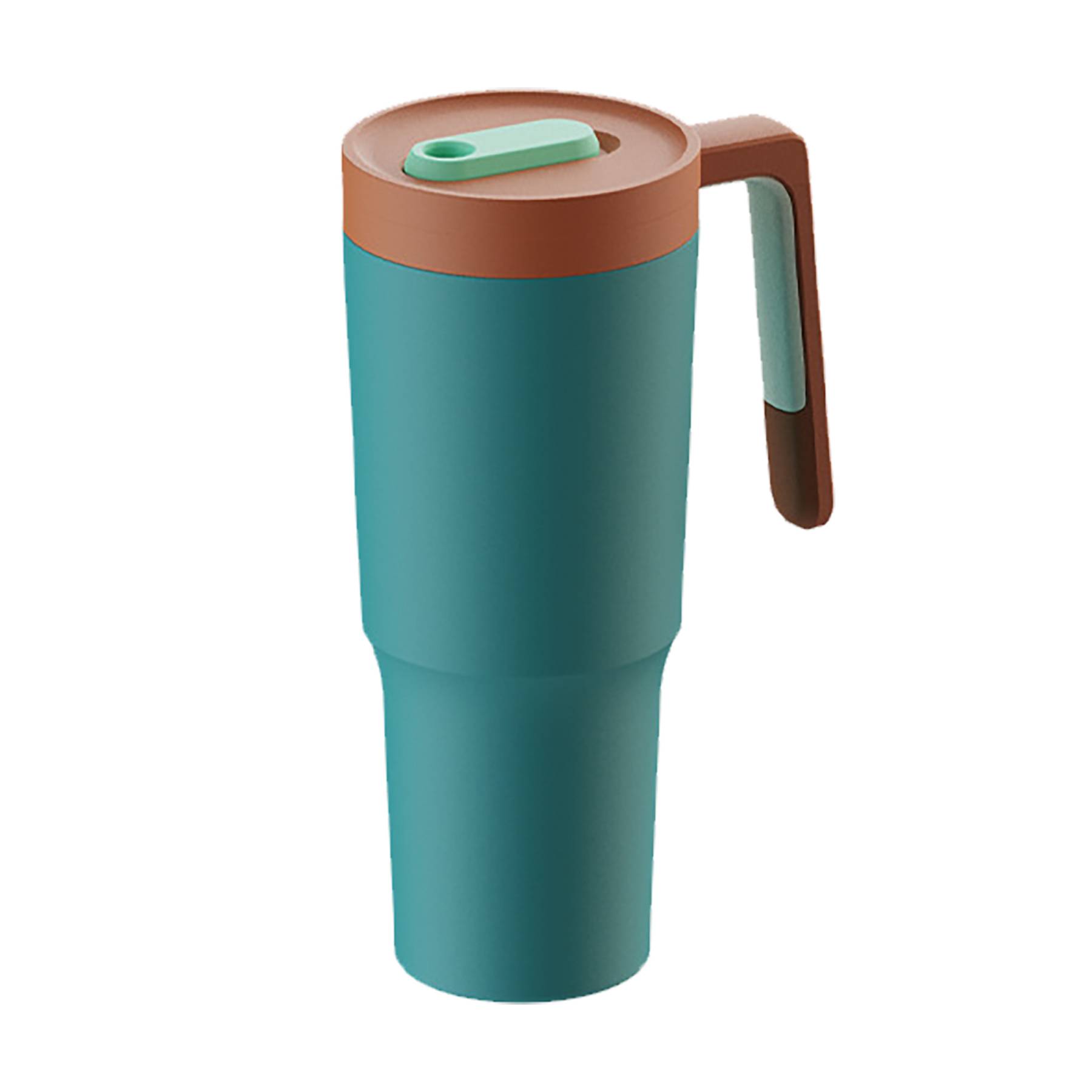 40 oz Tumbler With Handle and Straw Lid 7