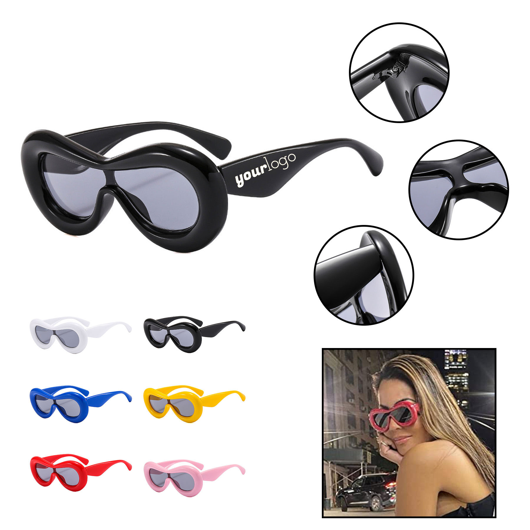 Thick Inflated Sunglasses 2
