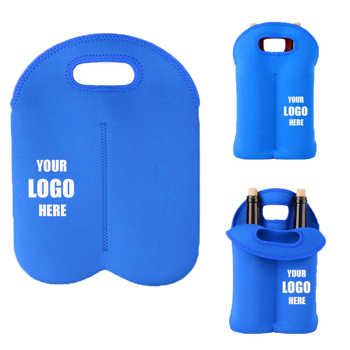 Neoprene Double Wine Tote Bag 2