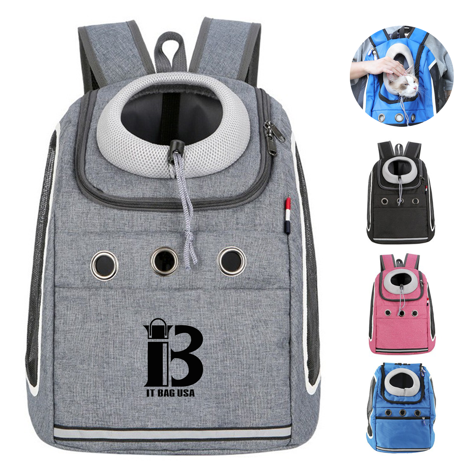 Comfortable Dog Cat Carrier Backpack 12