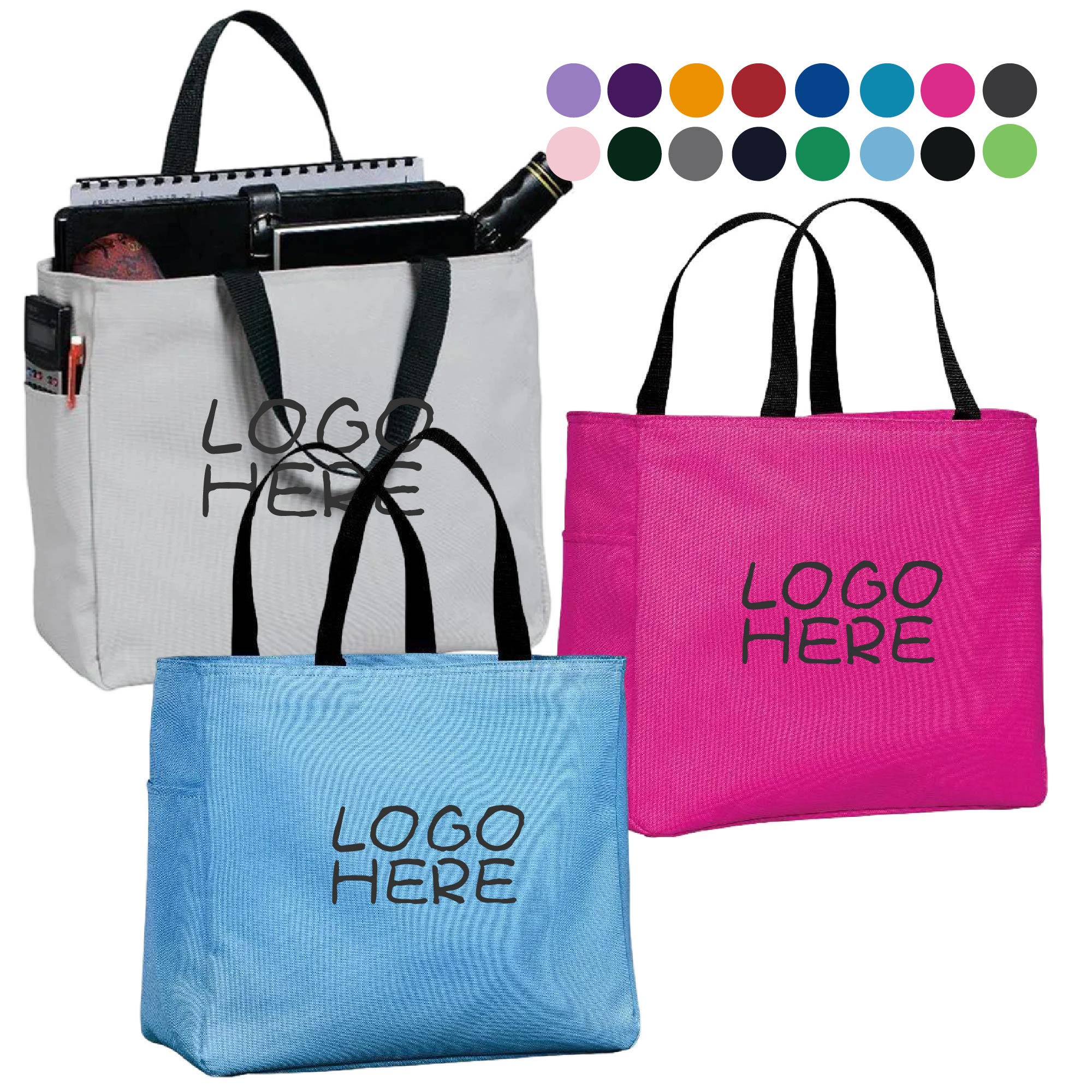 Durable Polyester Tote Bag 1