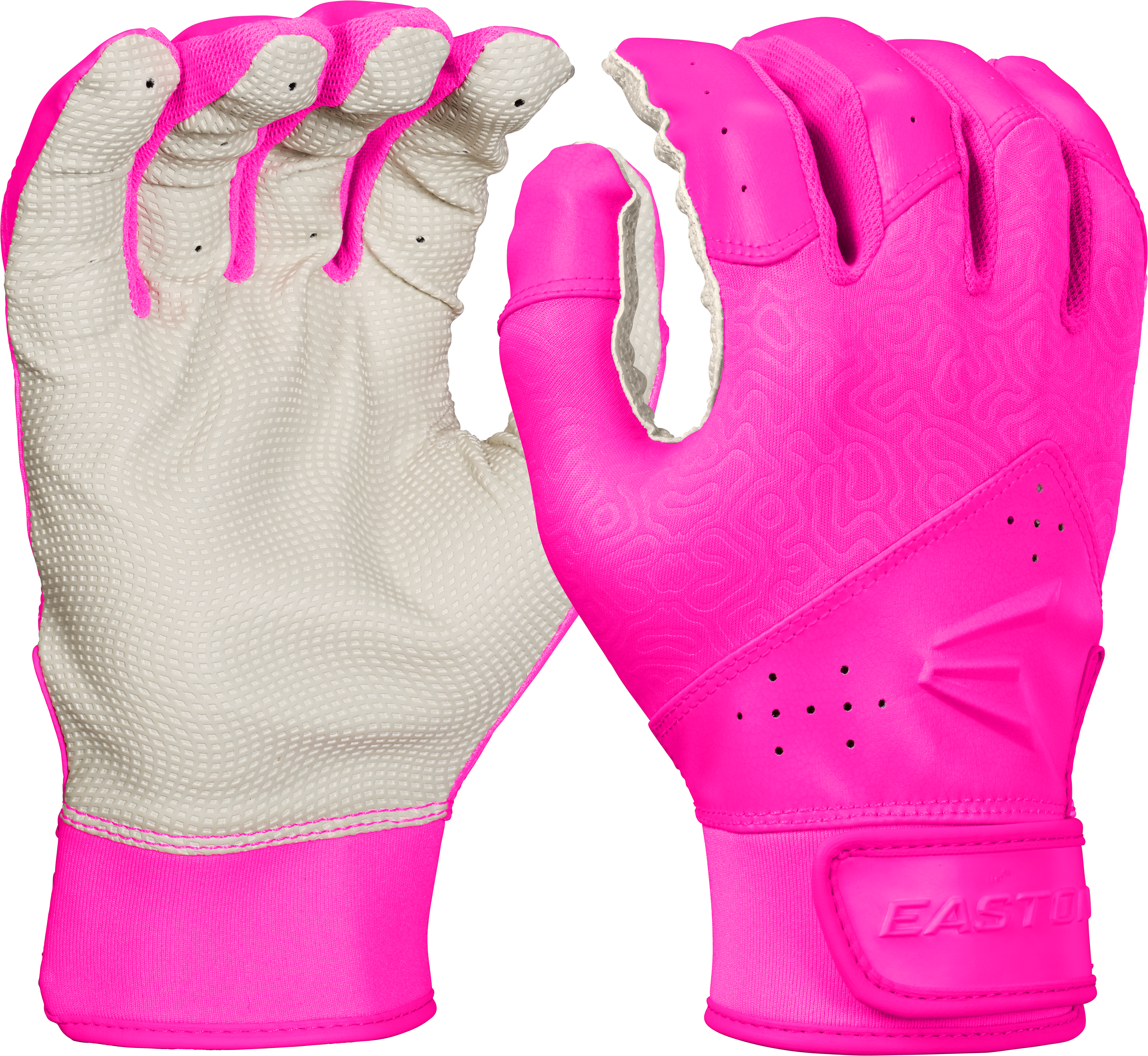 Easton Fundamental 2.0 Fastpitch Softball Youth Batting Gloves | White/White | Youth Small 2