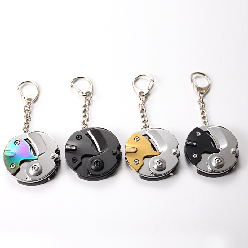 Folding Knife Screwdriver Set Keychain 1