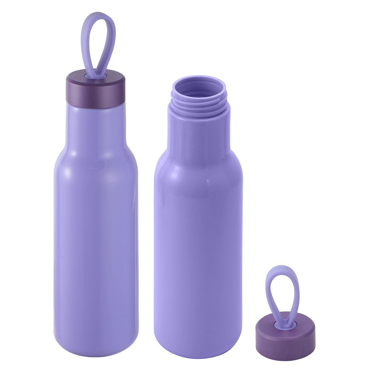 Cameo 23 oz PLA Sports Bottle with Silicone Loop Handle, custom plastic water bottle with logo imprint 22