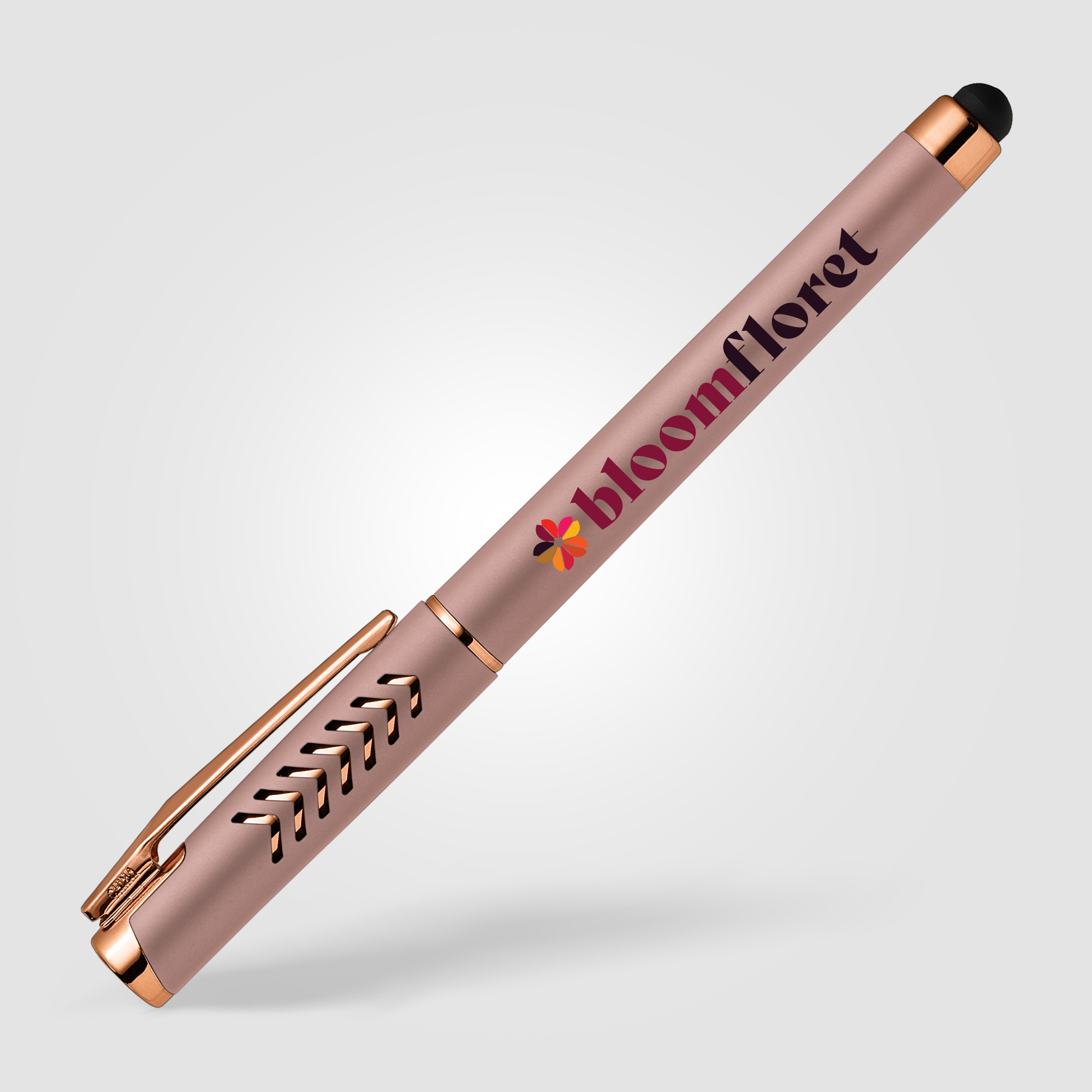 Hollywood Rose Gold Gel Pen w/Stylus 1
