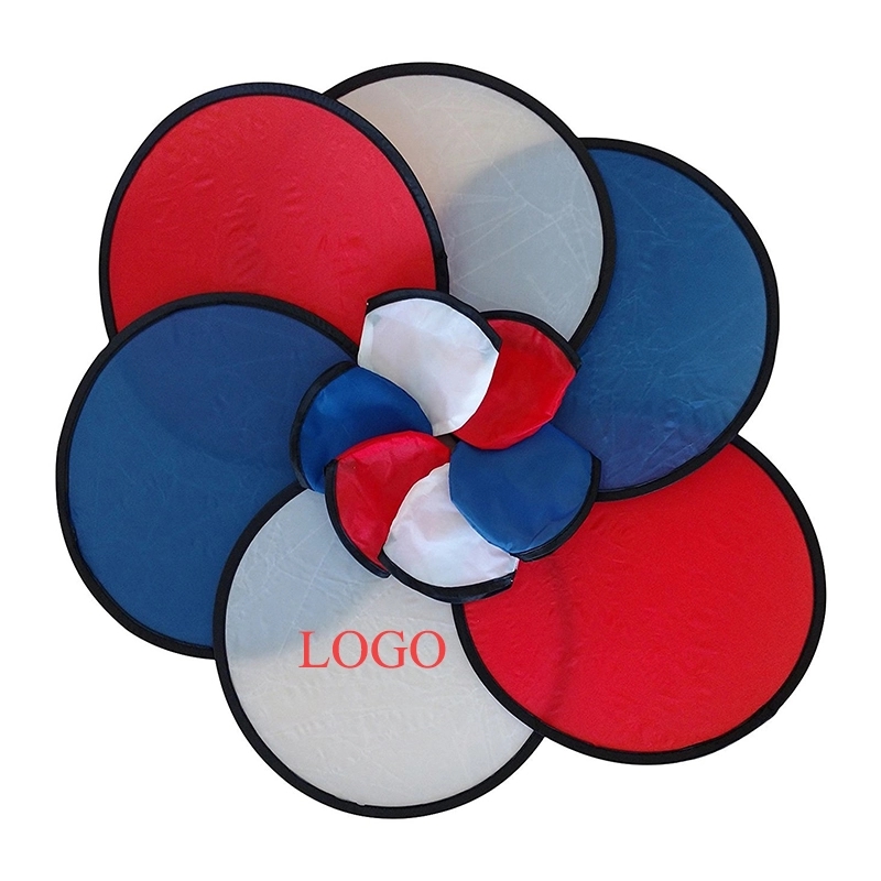 Foldable Pocket Flyer Disc with logo 1