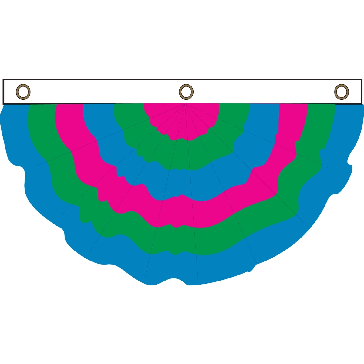 Polysexual Pleated Full Fan 1