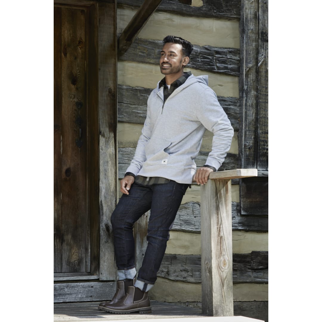 Roots73 CANMORE Eco Quarter Zip Hoody - Unisex, custom hoodie or sweatshirt with logo imprint 33