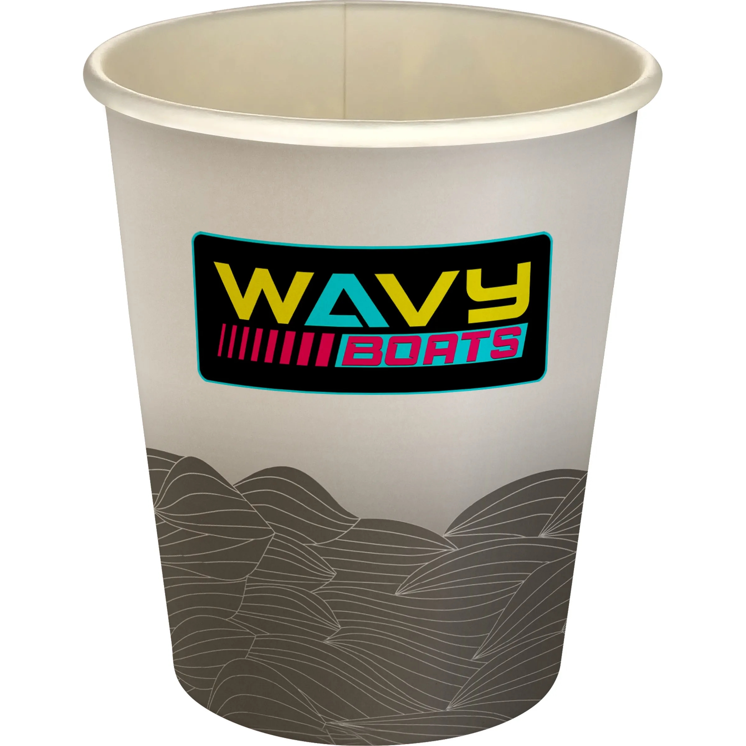 5 oz Full Color Turbulent Waves Paper Cup 22