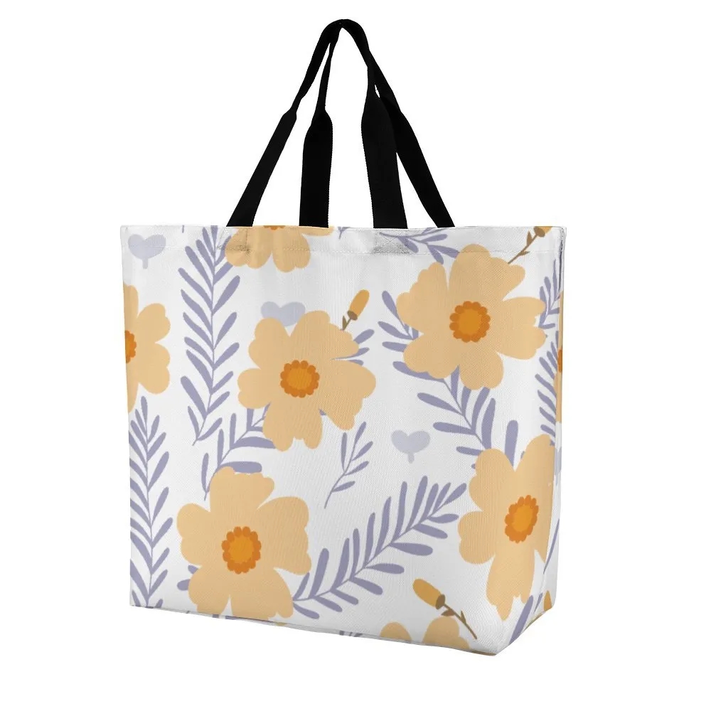 Foldable Polyester Shopping Tote Bag, custom tote bag with logo imprint 3