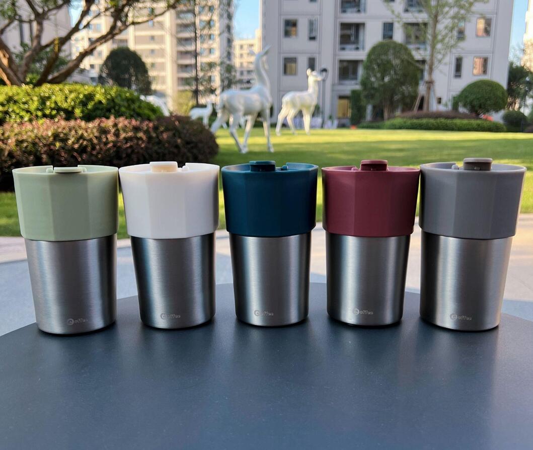 10oz Double Layer Stainless Steel Coffee Mug 4