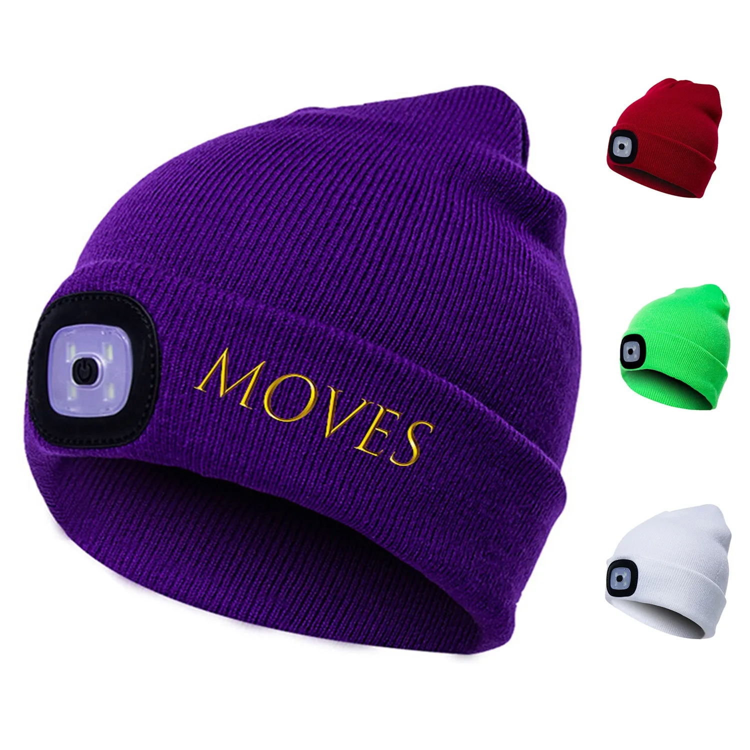 LED Luminous Knitted Lamp Cap 2