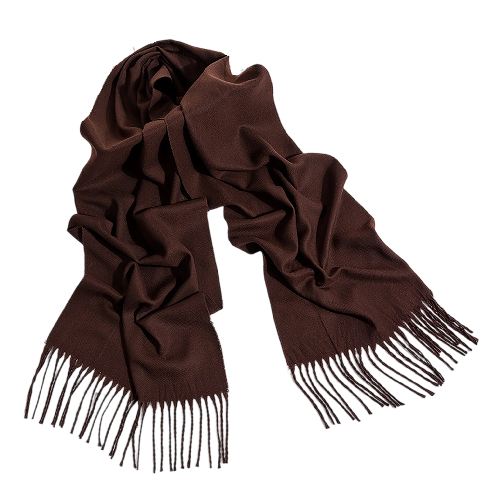 Pashmina Woven Scarf Long Soft Fabric With Fringe 27" x 78" 7