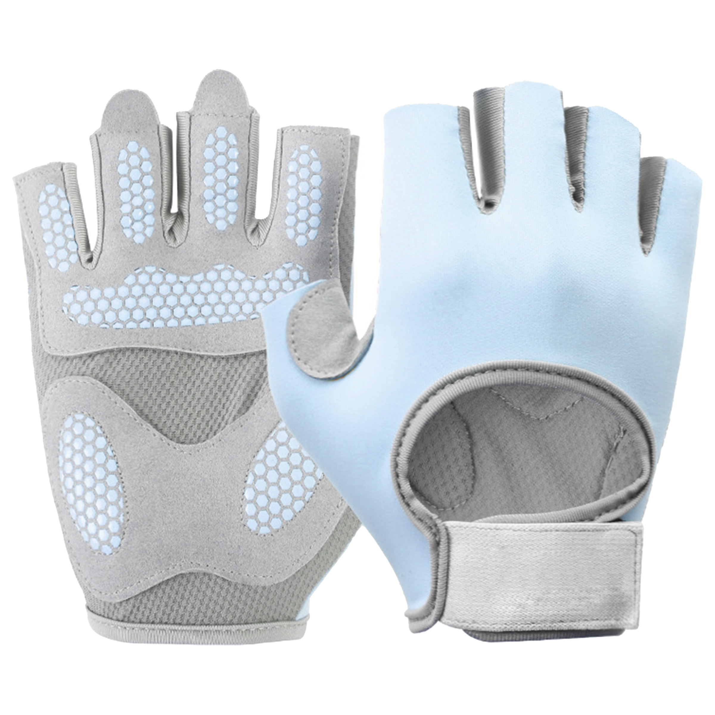Polyester Thickened Fitness Gloves For Palm Protection 8
