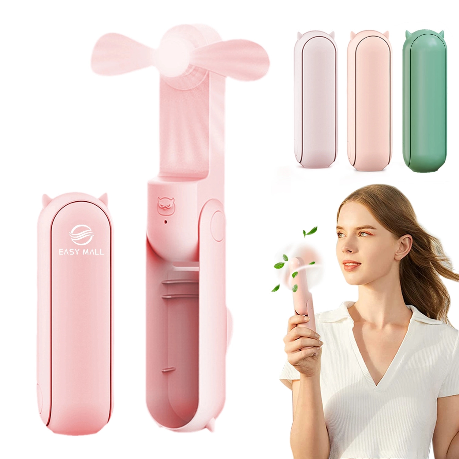 Handheld Mini Portable Usb Rechargeable Fan 1