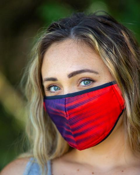 IMPORT Titan 3-Ply Dye-Sub Adult Face Mask w/ Adjustable Elastic Straps 1