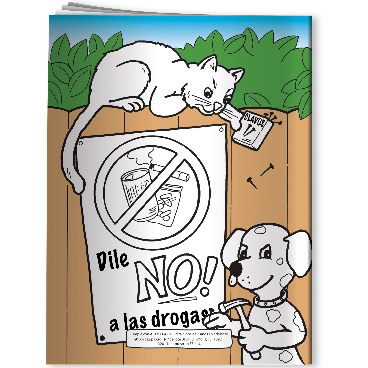 Coloring Book - Smart Kids Say NO to Drugs! (Spanish) 4