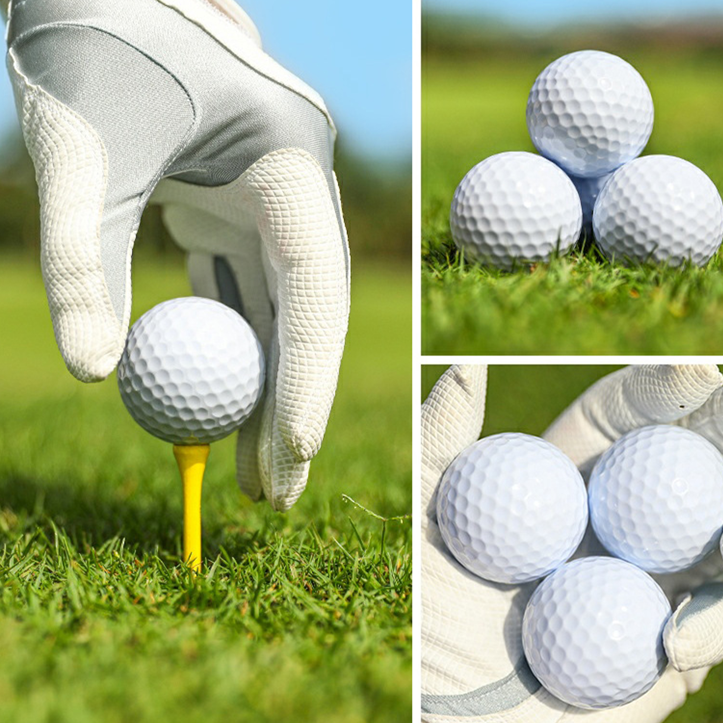 Rubber Customizable Golf Practice Balls 5