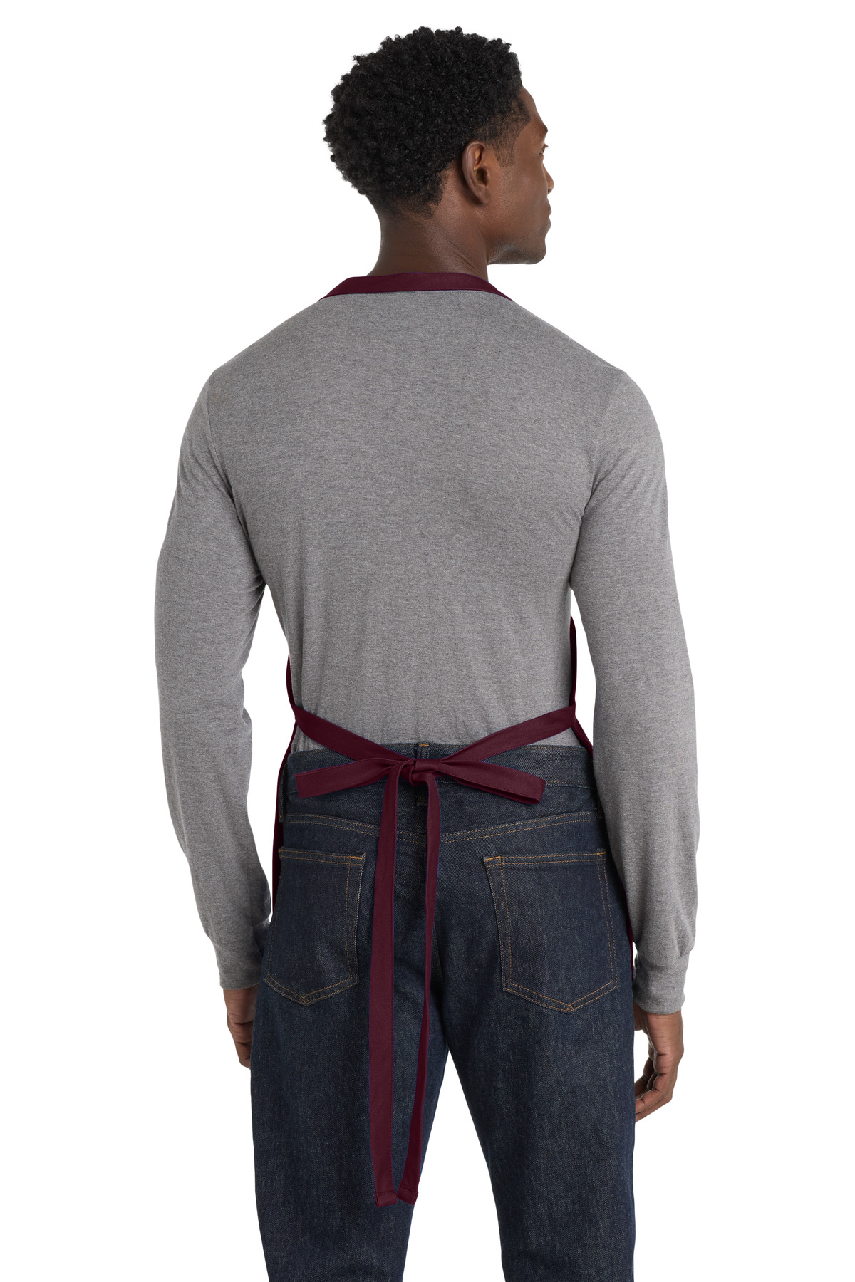 Port Authority Medium-Length Apron with Pouch Pockets. A510 6