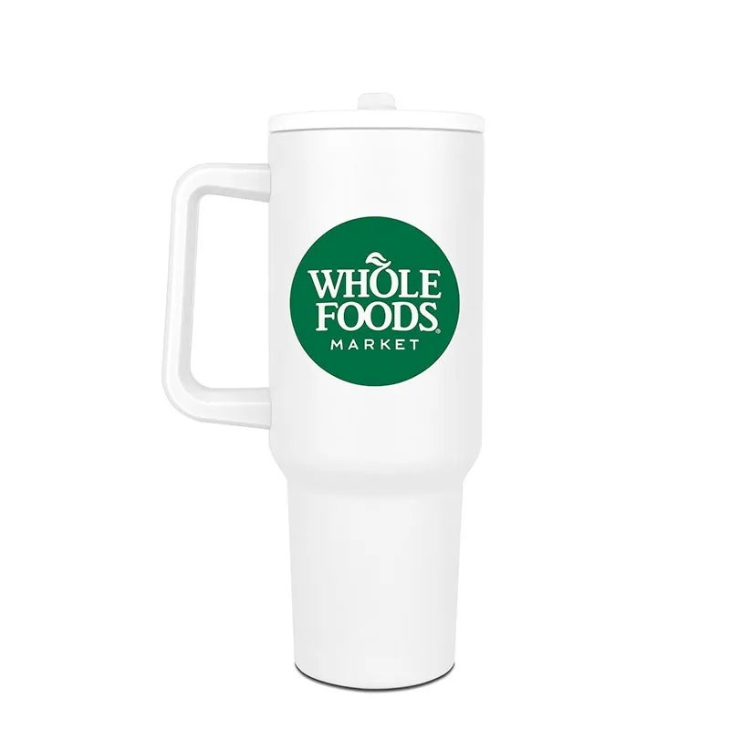 Hydravault FlipStraw Tumbler with Handle 40 oz. 22
