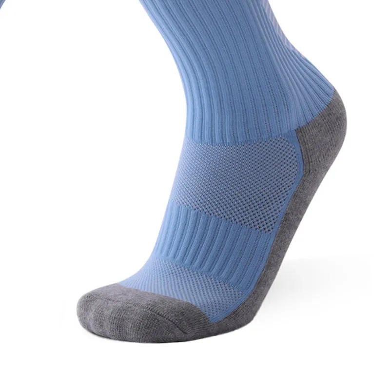 Knee High Knitted Football Socks W/ Bottom Cushion 4