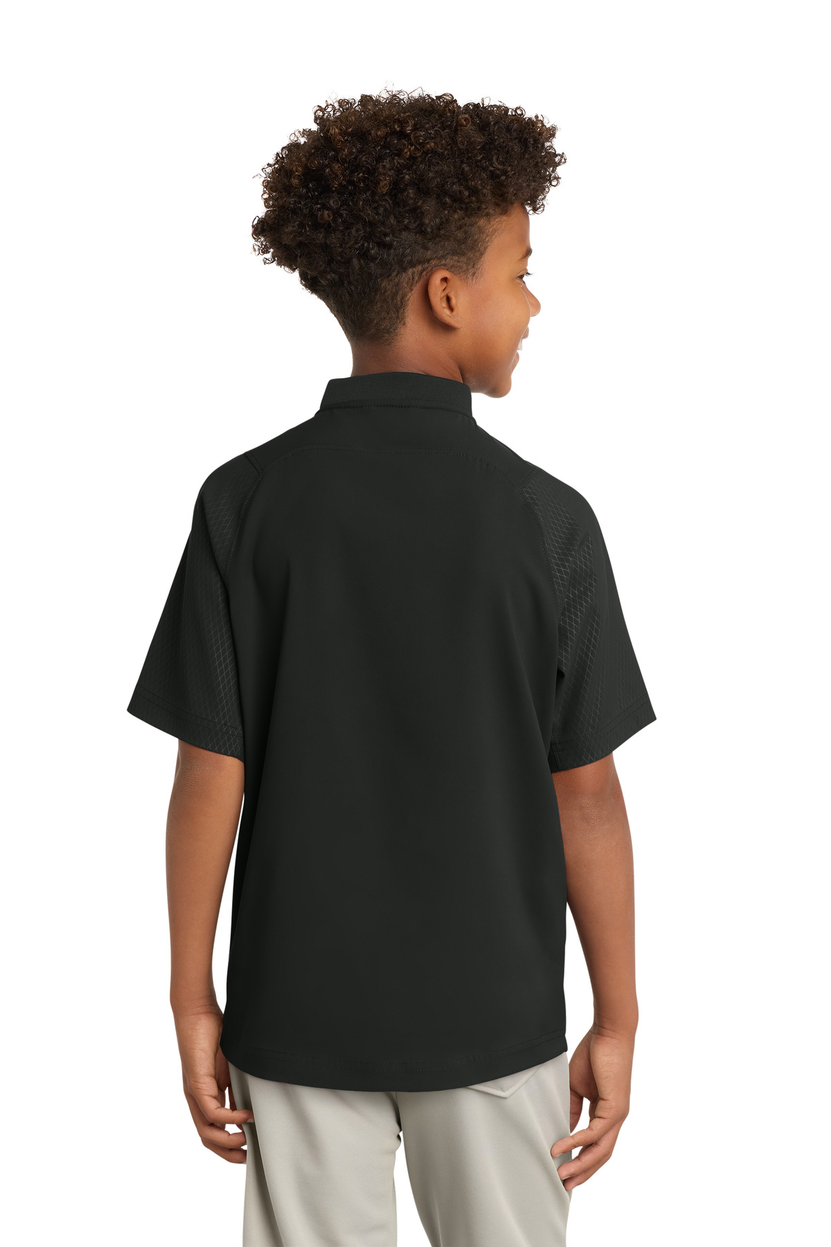 New Era Youth Cage Short Sleeve 1/4-Zip Jacket. YNEA600 11