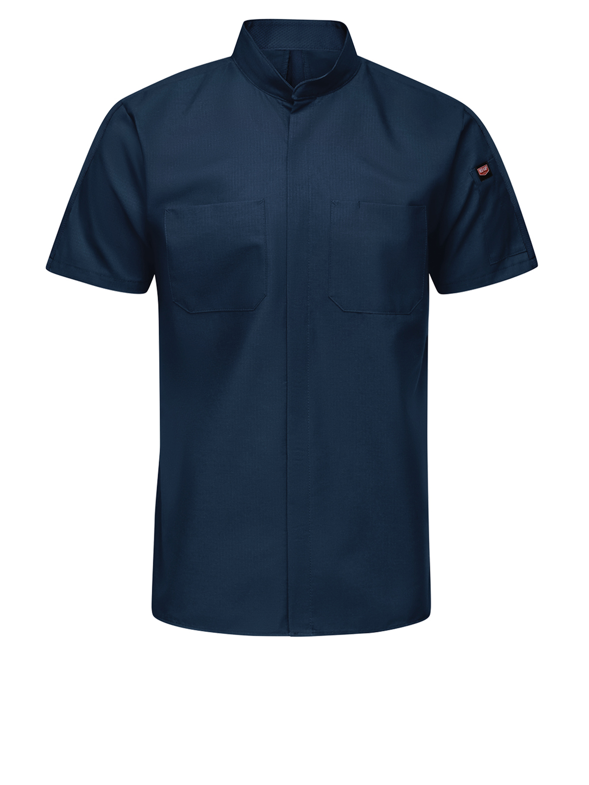 Red Kap Shirts - Men's Short Sleeve Two Tone Pro+ Work Shirt with OilBlok and MIMIX™ 7