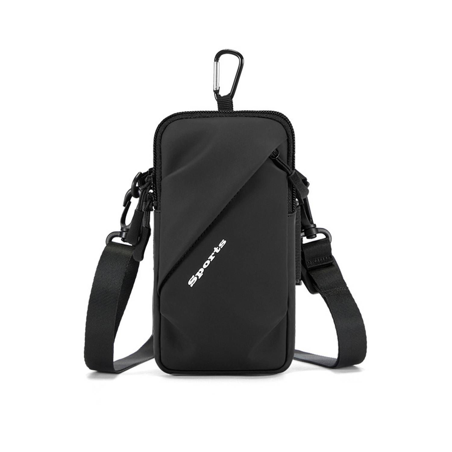 Phone Running Arm Pouch Crossbody Bag w/ Carabiner 7
