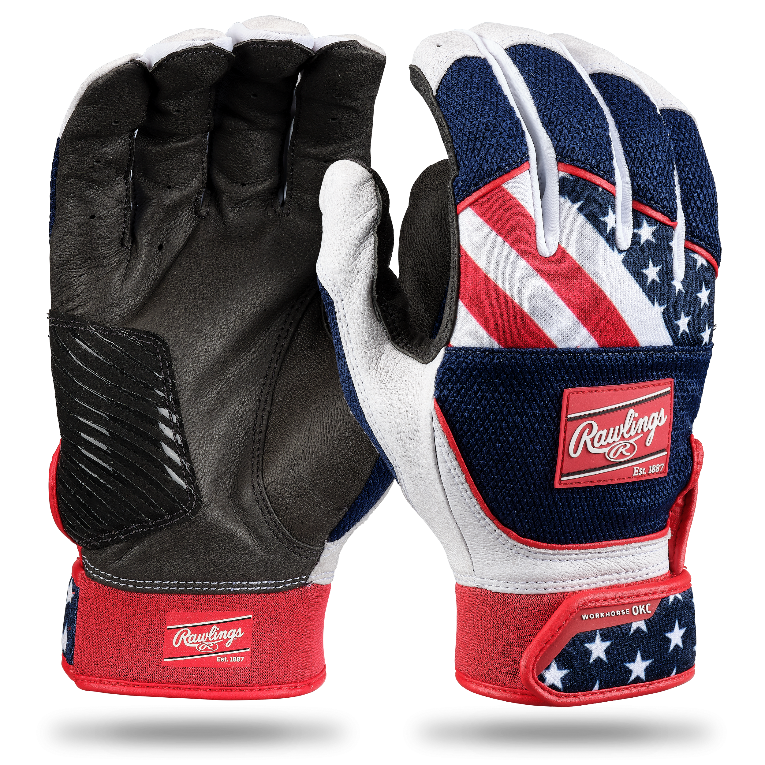 Rawlings Women's Workhorse OKC Fastpitch Batting Gloves 2