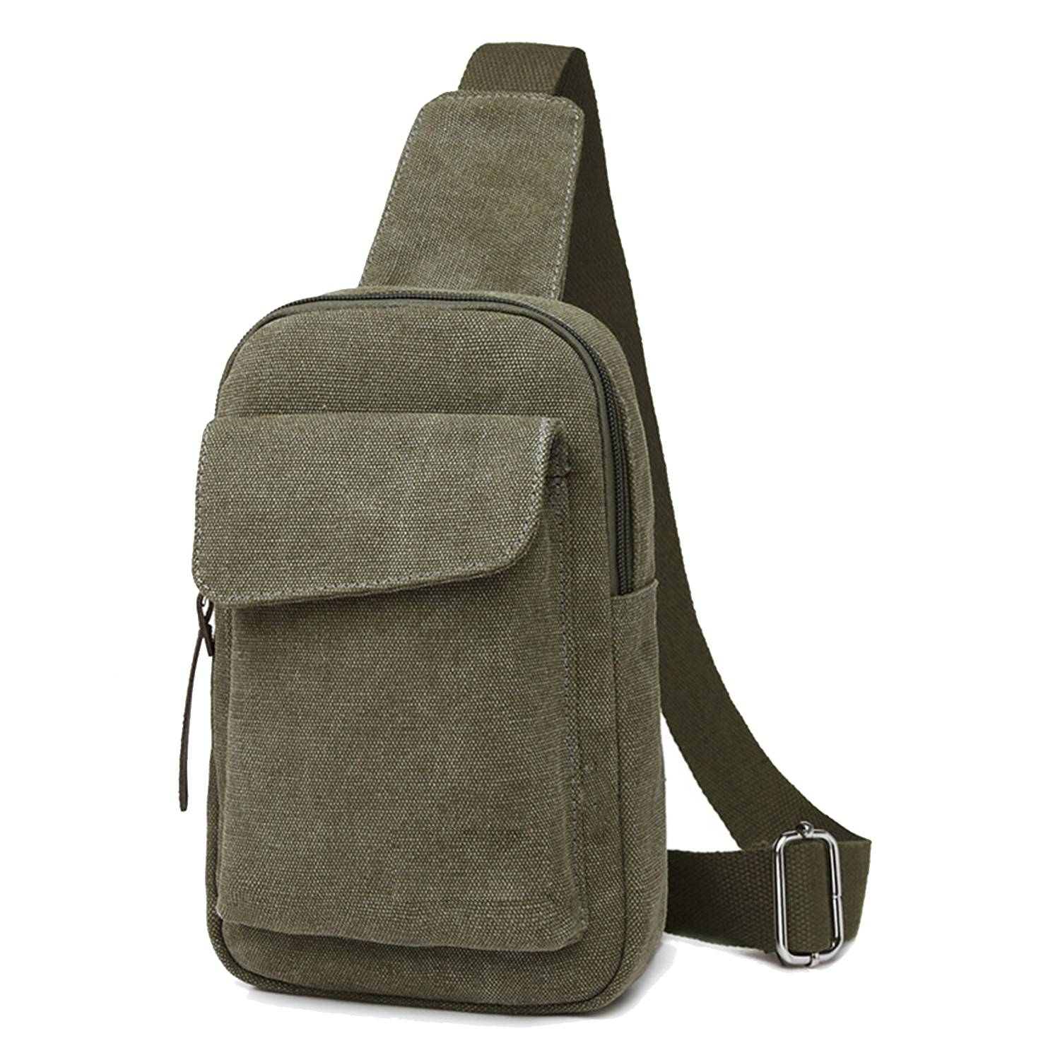 Canvas Crossbody Backpack for Women & Men Chest Bag 2