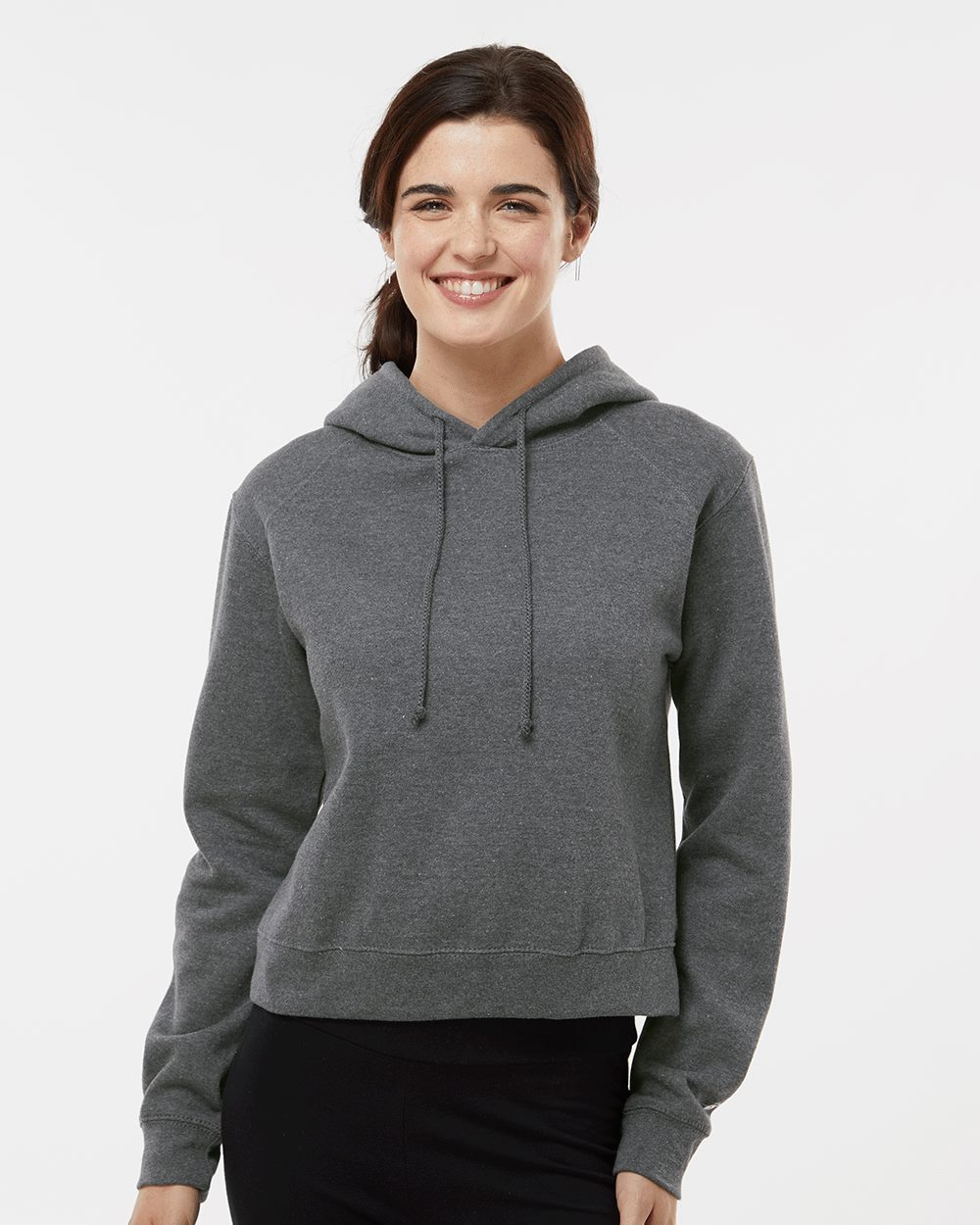 Women's Crop Hooded Sweatshirt - 1261 13