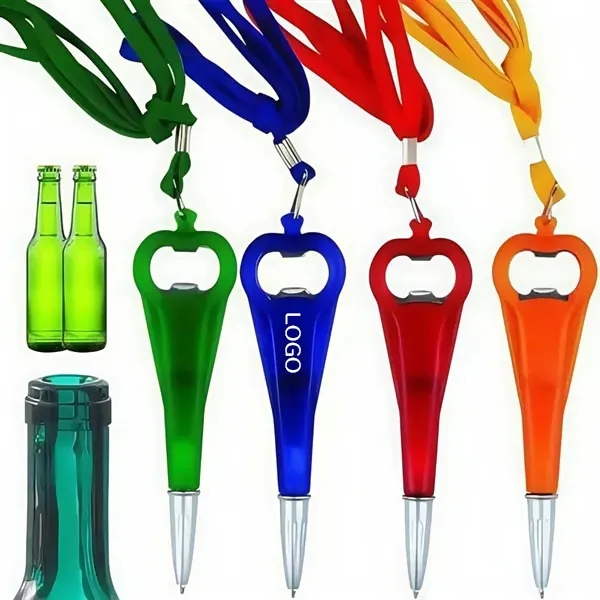 Lanyard Bottle Opener Pen - Multi-functional Keychain Tool 5