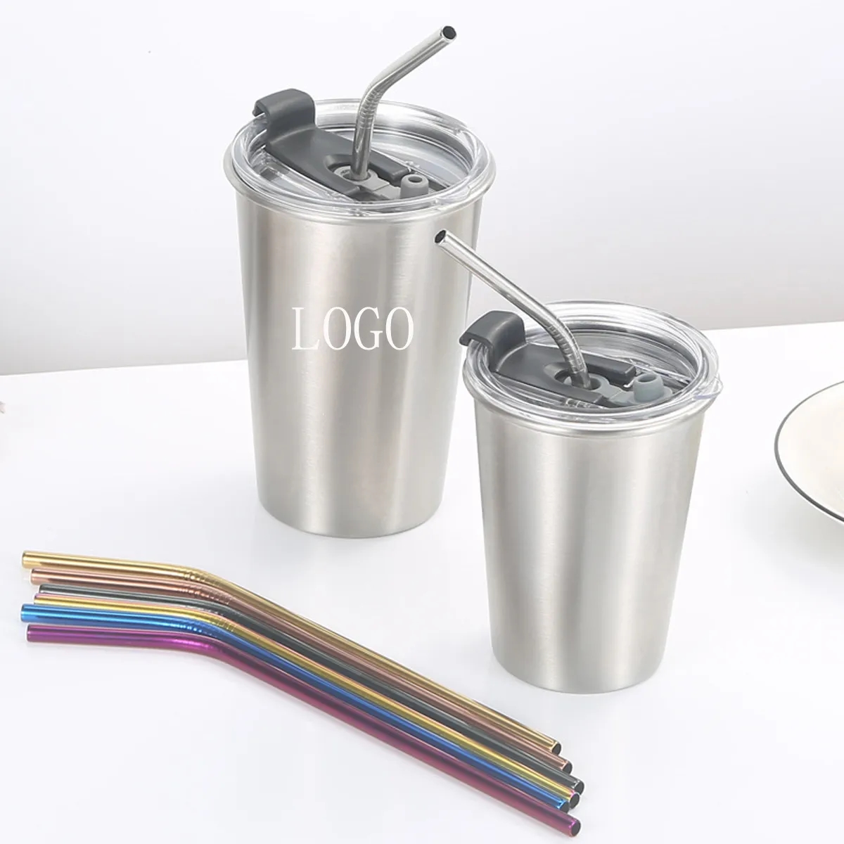 Stainless Steel Pint Cups