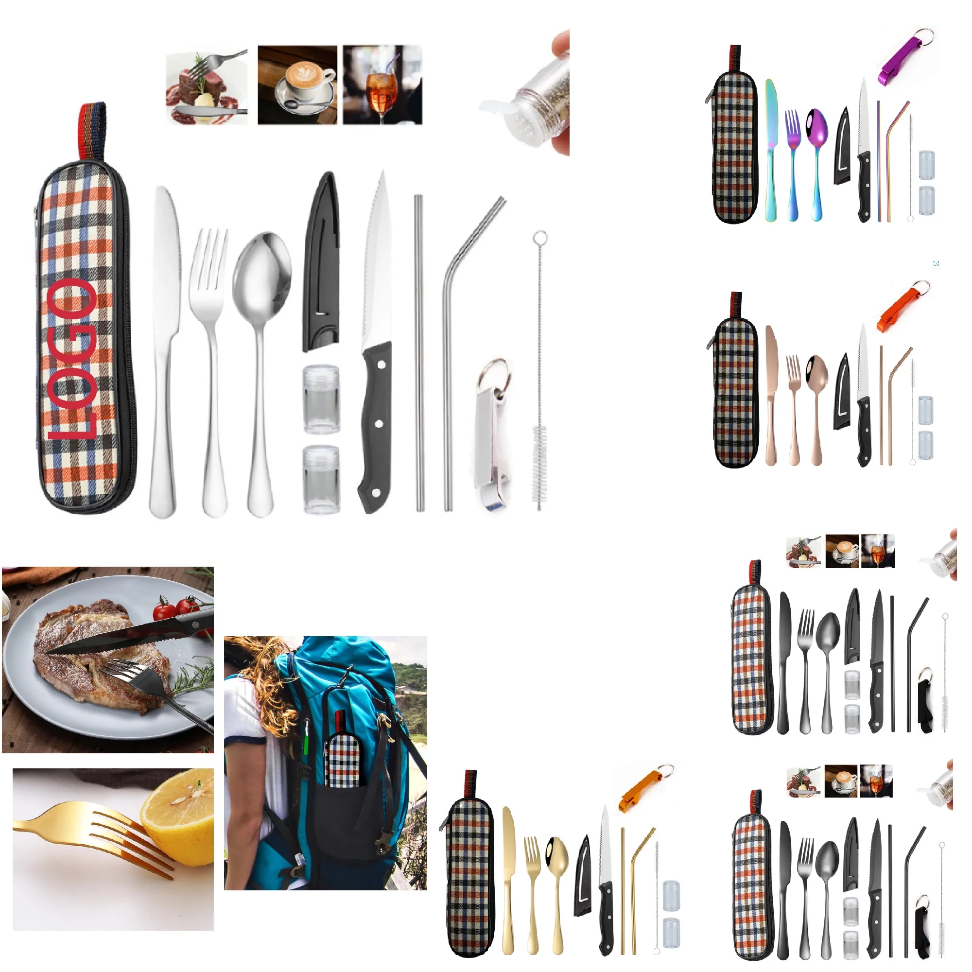 Travel Camping Tableware Set 3