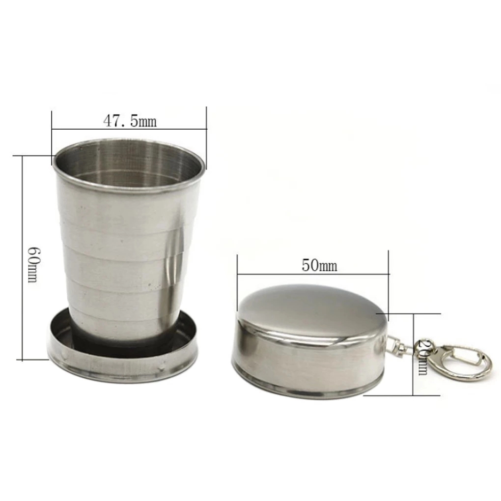 Stainless Steel Folding Retractable Cup 6