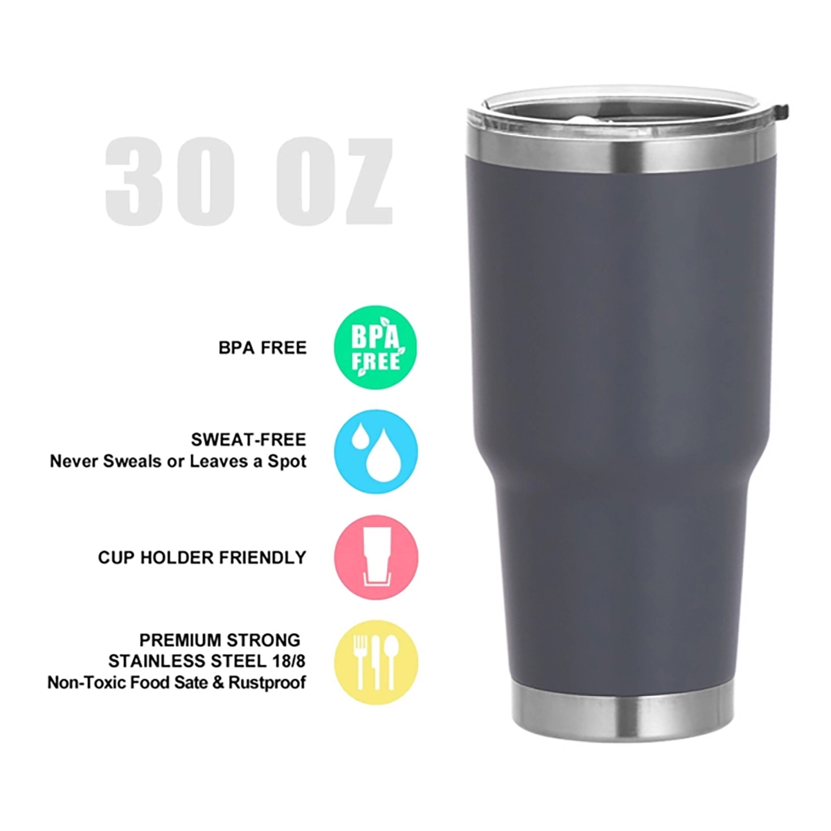 30Oz Tumbler Stainless Steel Vacuum Insulated Cup 4