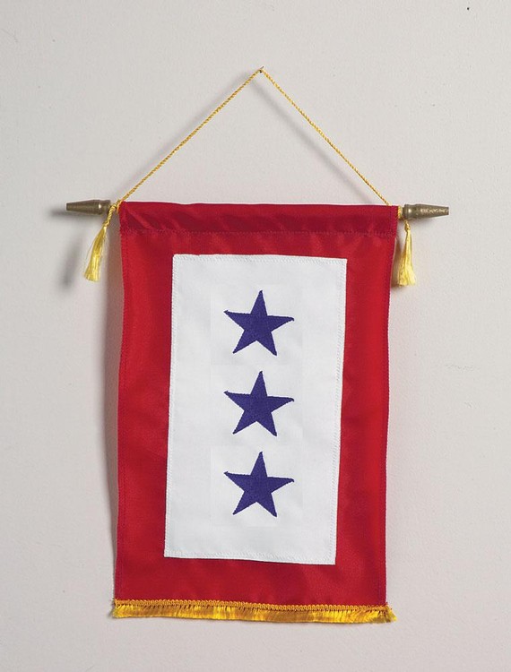 Blue Star Banner - Three Stars 1