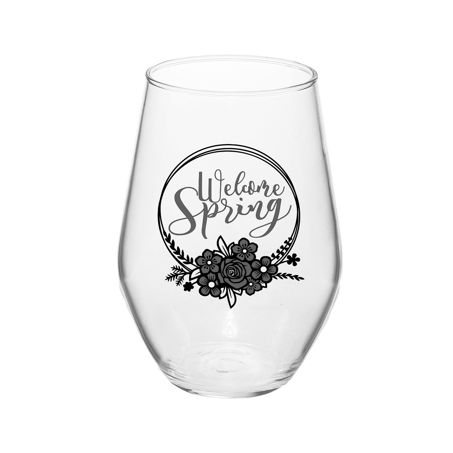 19oz Brigid Stemless Red Wine Glasses (2 Color) 4