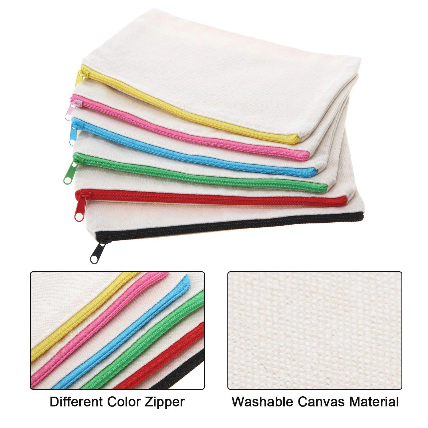 Environmental Friendly Natural Cotton Canvas Pouch 14