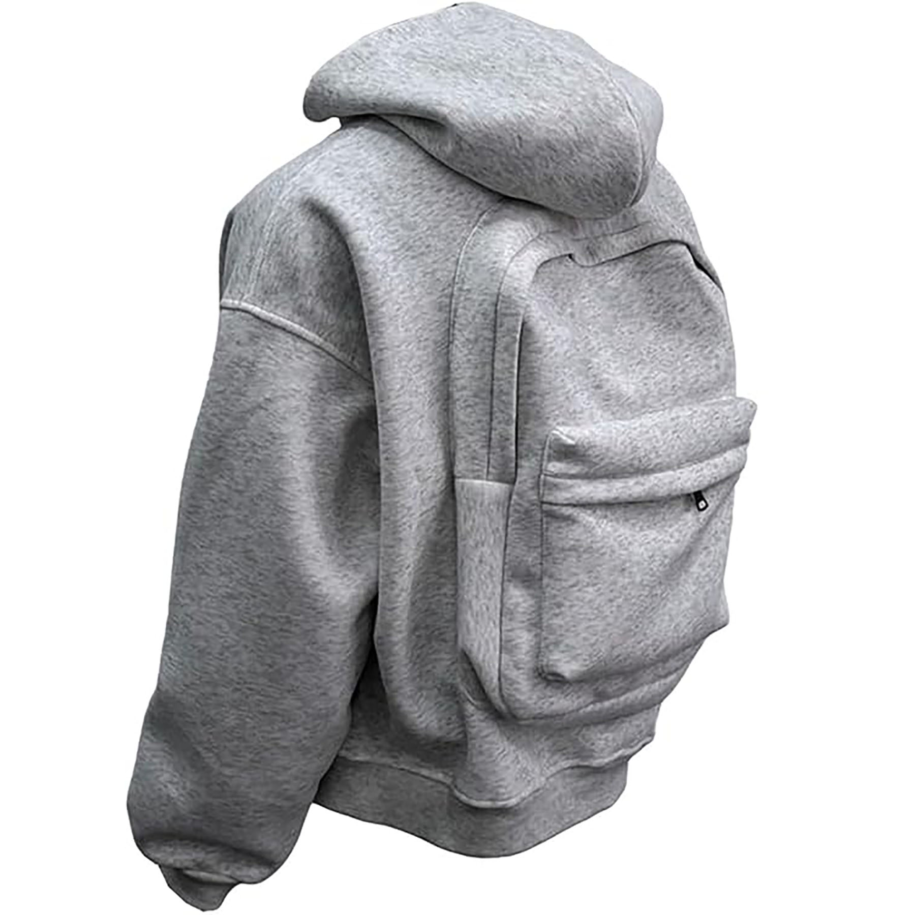 Unisex Hoodie with Backpack 4