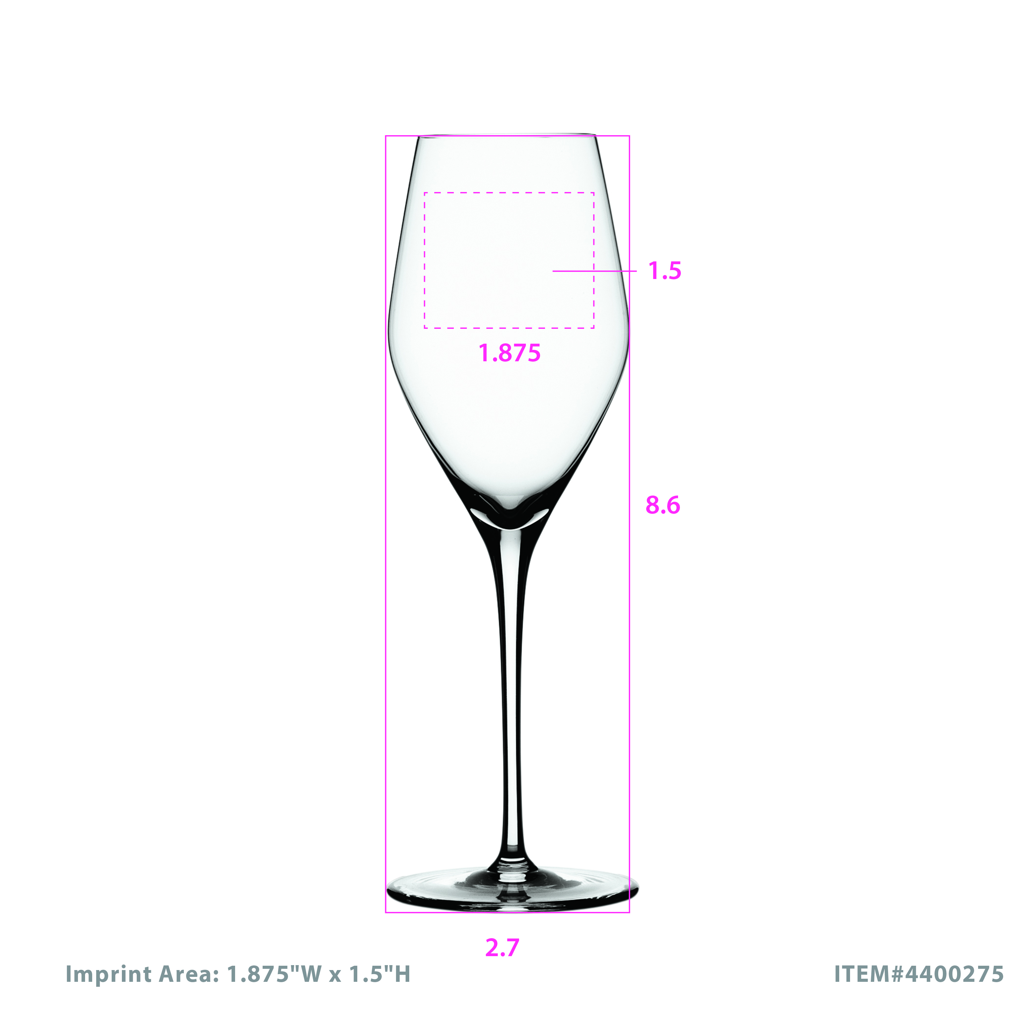 Spiegelau 9.1 oz Prosecco Glass, set of 4 8