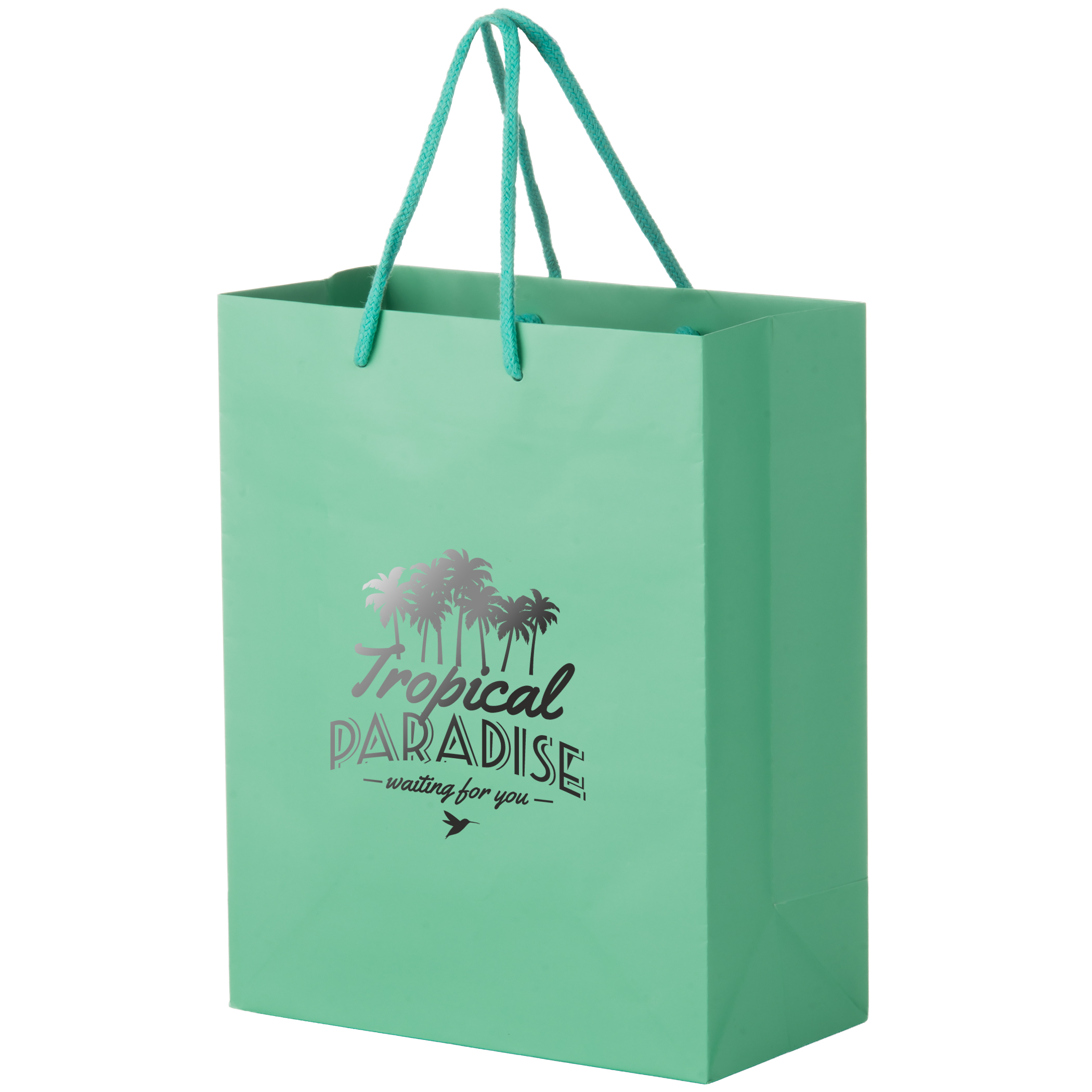 Matte Laminated Euro Tote Bags - Foil Stamped 7