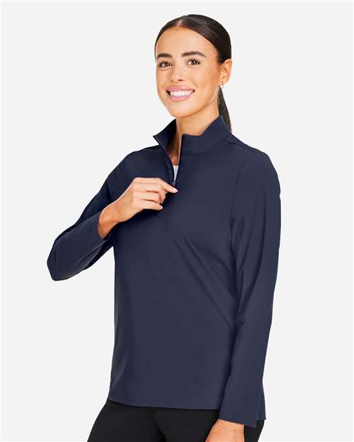 Women's CrownLux Performance® Windsor Welded Quarter-Zip Pullover - DG410W 18