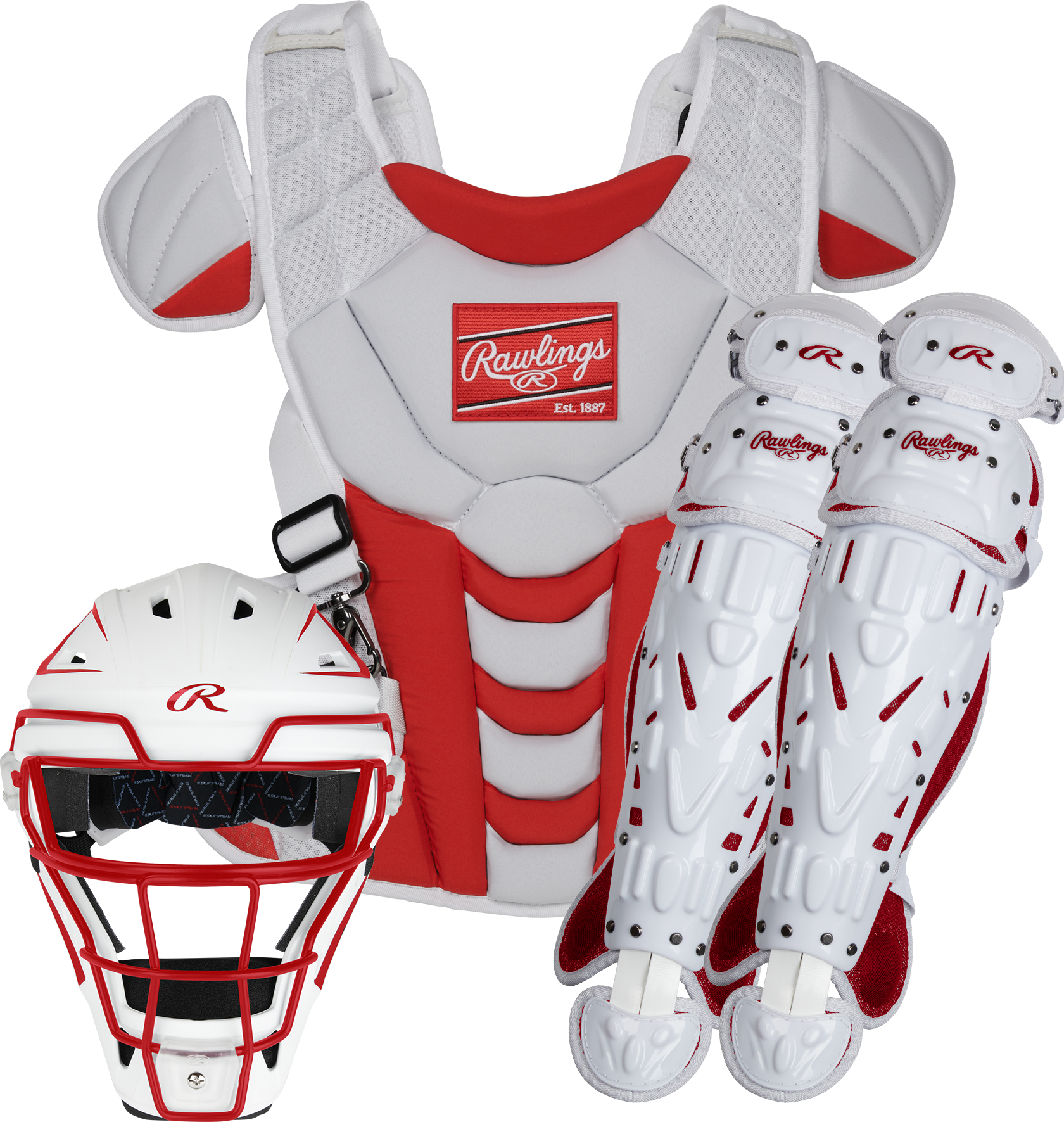 Rawlings Velo Fastpitch Softball Catcher's Set | Large 1