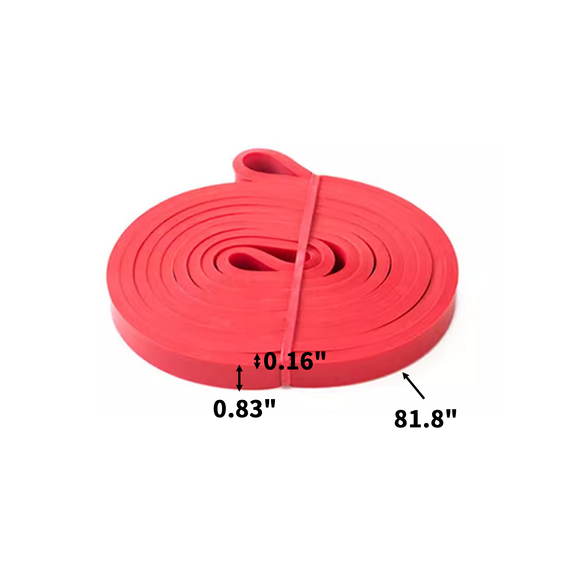 TPE Resistance Exercise Strip 81.8" x 0.83" x 0.16" 1