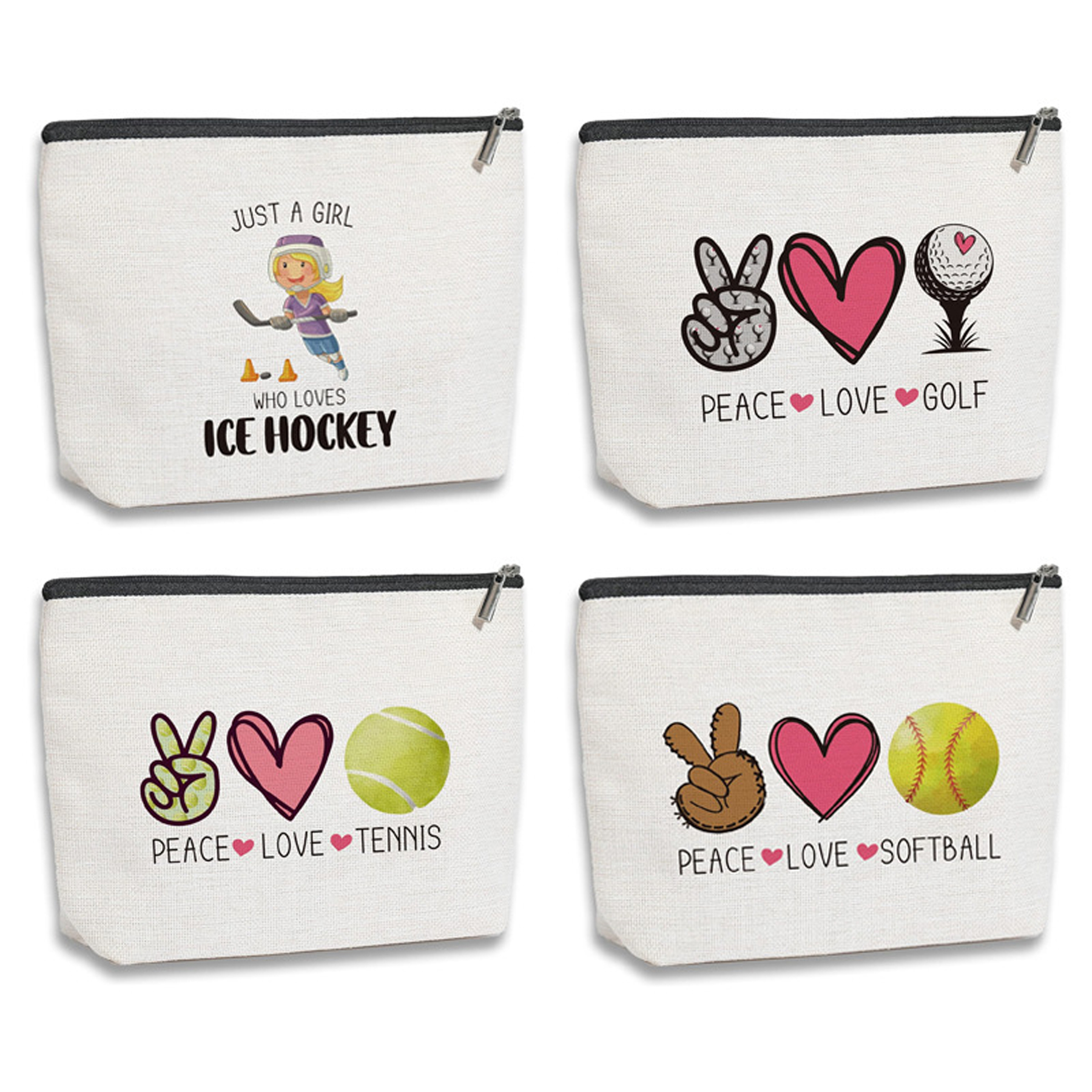 Inspirational Softball Makeup Bag Gift 3