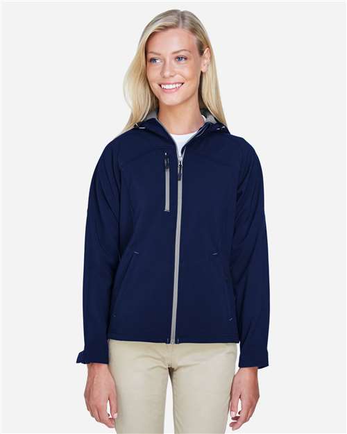 Women's Prospect Two-Layer Fleece Bonded Soft Shell Hooded Jacket - 78166 3
