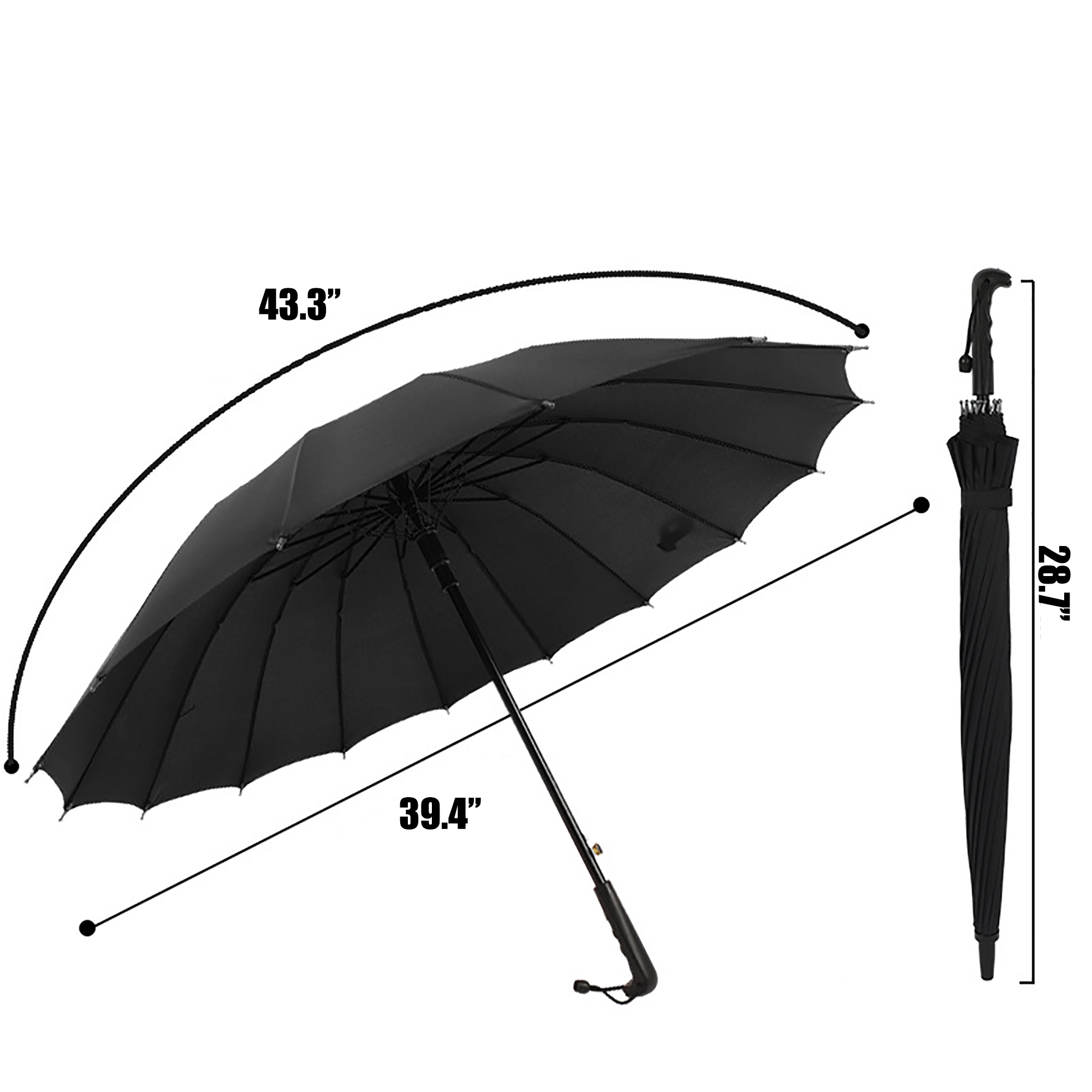 43 Inch Arc Golf Umbrella 3